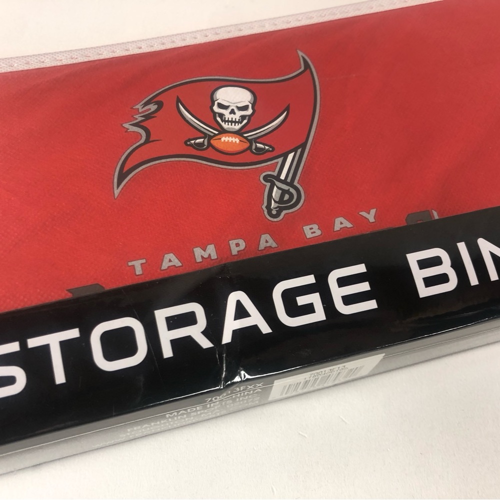 Tampa Bay Buccaneers NFL Under Bed Storage Bin NEW
